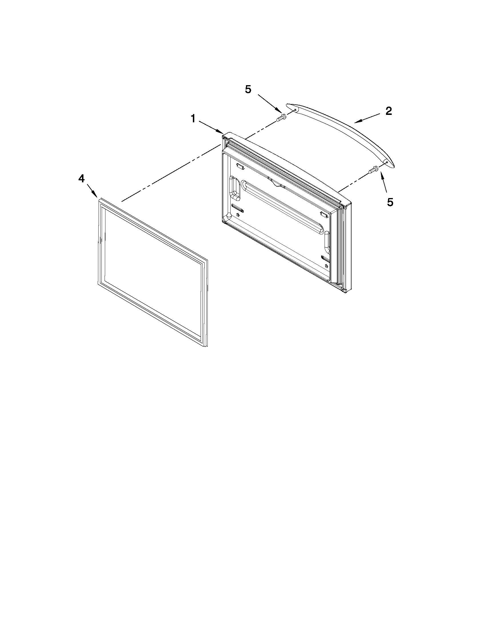 Freezer door parts