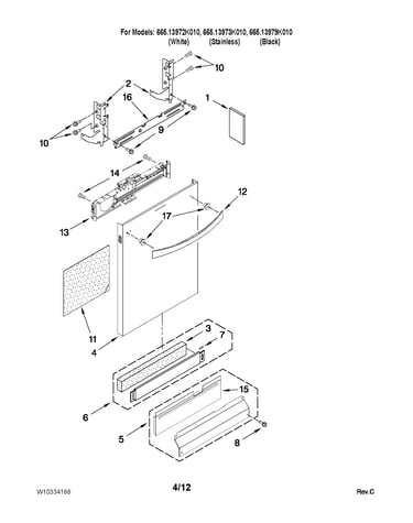 Door and panel parts