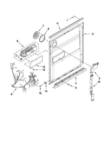 Inner door parts