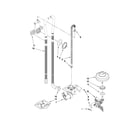 Kenmore Elite 66513972K010 fill, drain and overfill parts diagram
