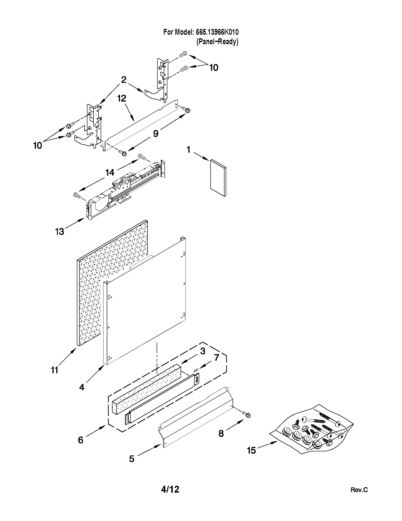 Door and panel parts