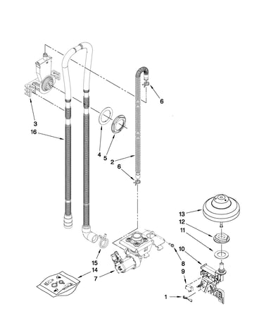 Fill, drain and overfill parts