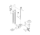 Kenmore 66514052K010 fill, drain and overfill parts diagram