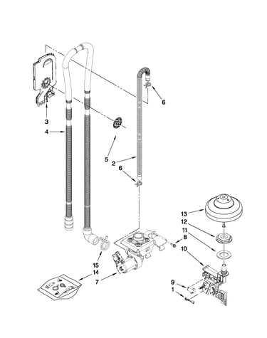 Fill, drain and overfill parts
