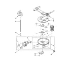 Kenmore 66514052K010 pump, washarm and motor parts diagram