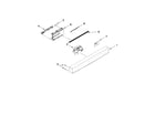Kenmore 66514062K010 control panel and latch parts diagram