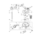 Kenmore 66514062K010 pump, washarm and motor parts diagram