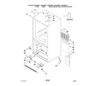 Kenmore 59669982011 cabinet parts diagram