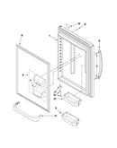 Refrigerator door parts