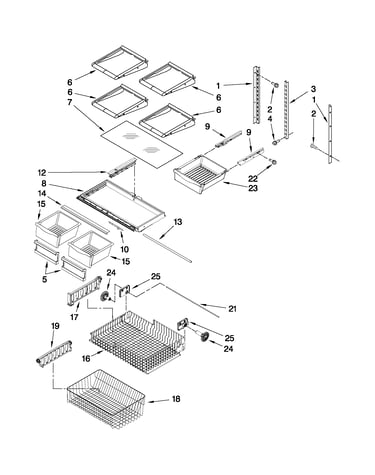 Shelf parts