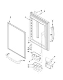 Refrigerator door parts