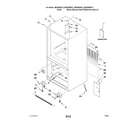 Kenmore 59669289012 cabinet parts diagram
