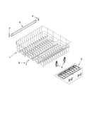 Upper rack and track parts