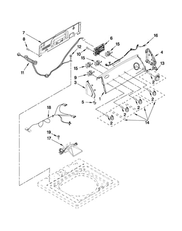 Console and water inlet parts
