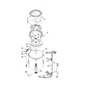 Kenmore 11021302013 basket and tub parts diagram