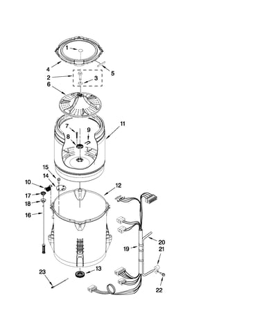 Basket and tub parts