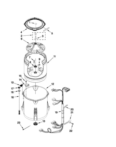 Basket and tub parts