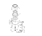 Kenmore 11028002012 basket and tub parts diagram