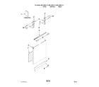 Kenmore 66513033K113 door and panel parts diagram