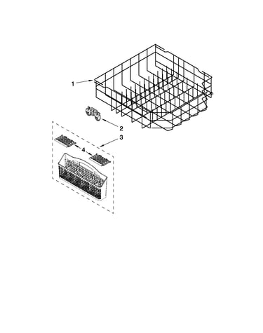 Lower rack parts