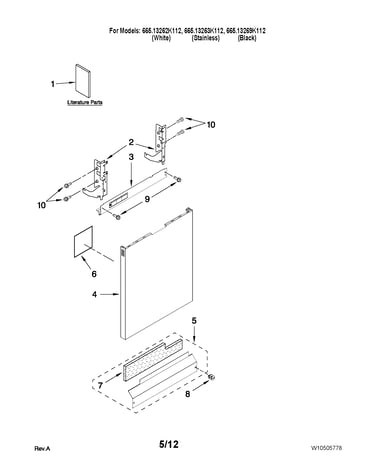 Door and panel parts