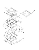 Refrigerator shelf parts