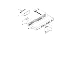 Kenmore 66513049K113 control panel and latch parts diagram
