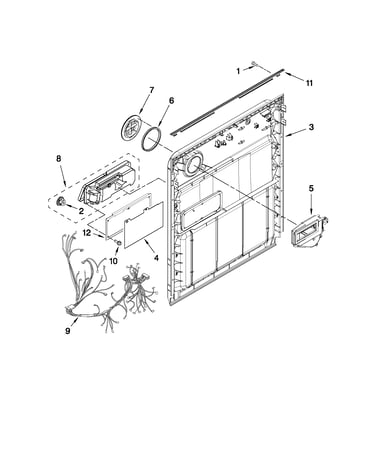 Inner door parts