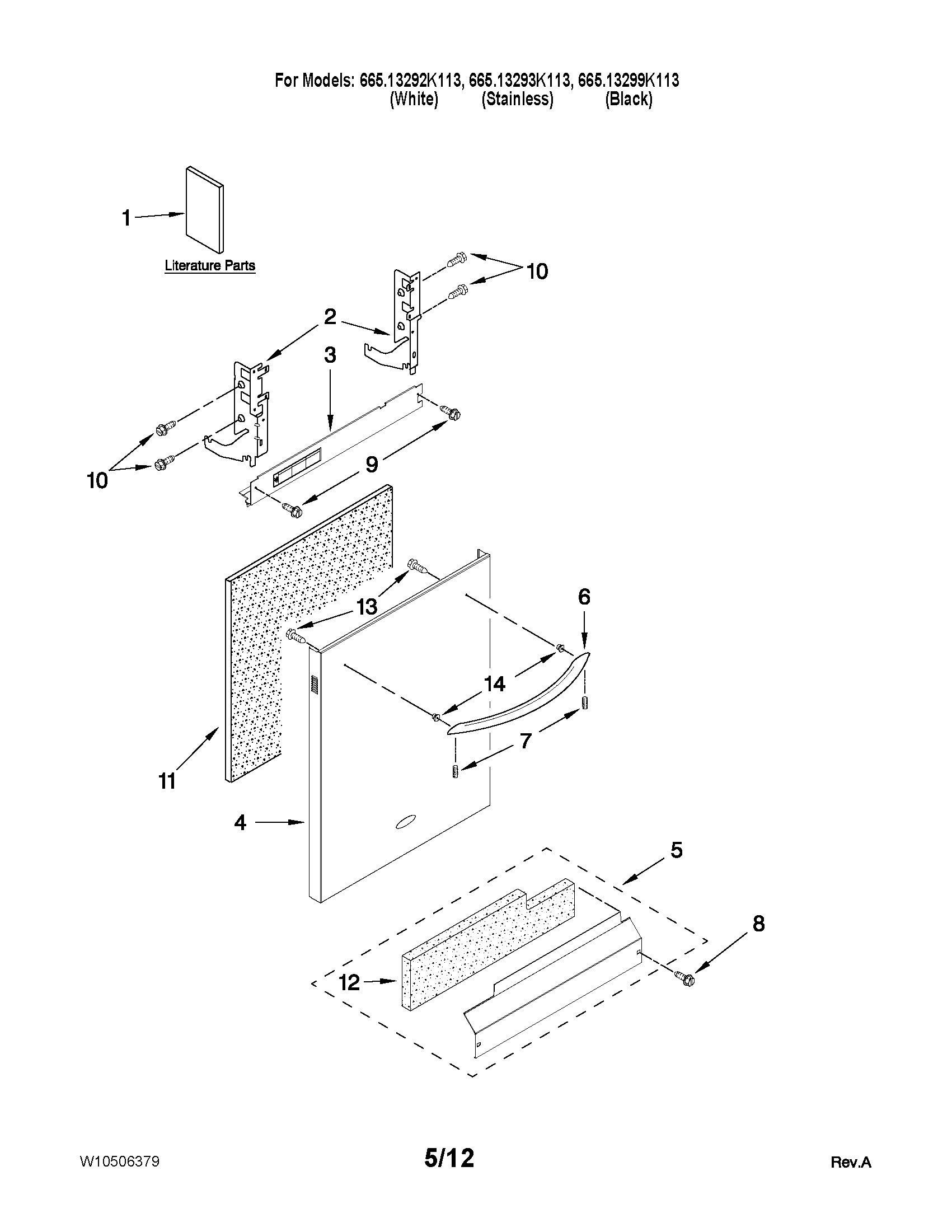 Door and panel parts