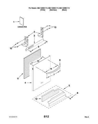 Door and panel parts