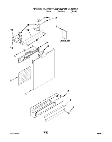 Door and panel parts