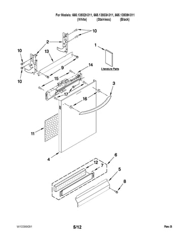 Door and panel parts
