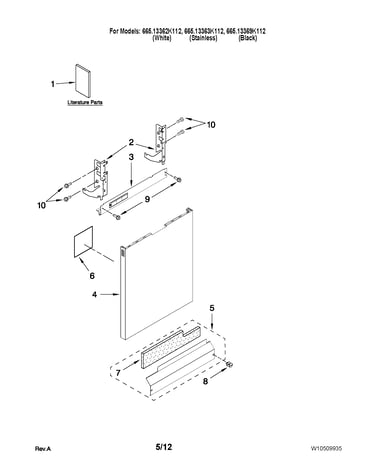 Door and panel parts
