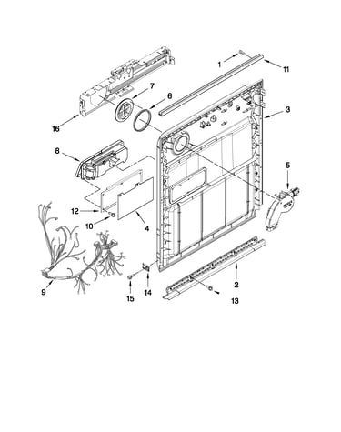 Inner door parts