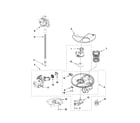Kenmore 66513363K112 pump and motor parts diagram