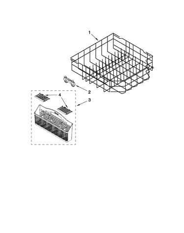 Lower rack parts