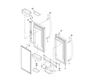 Kenmore 59679329013 refrigerator door parts diagram