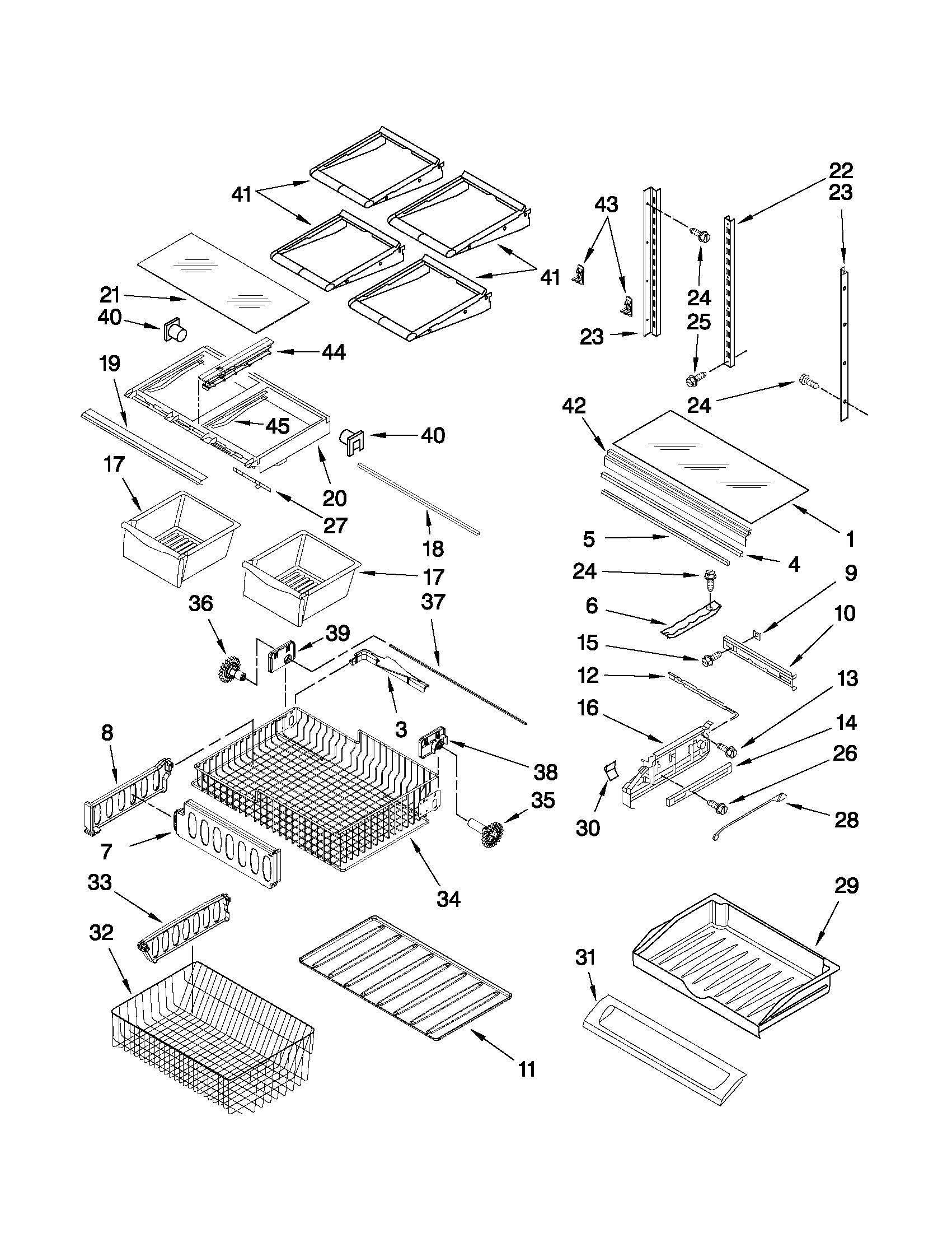 SHELF PARTS