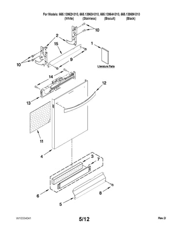 Door and panel parts