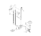 Kenmore Elite 66513962K010 fill, drain and overfill parts diagram
