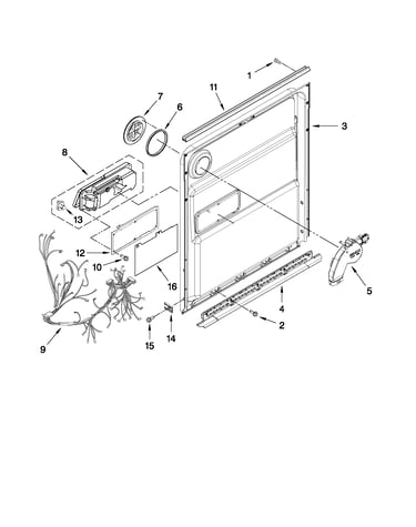 Inner door parts