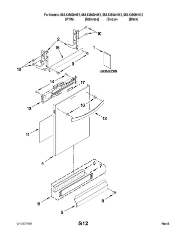 Door and panel parts