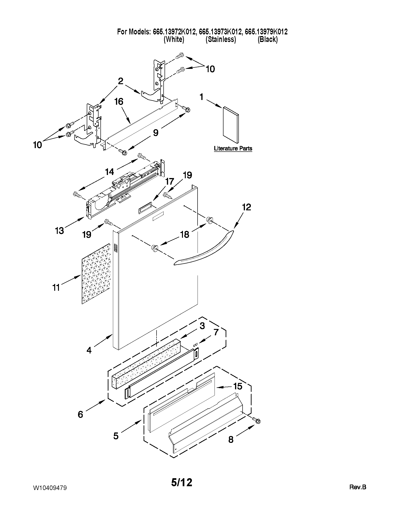 Door and panel parts
