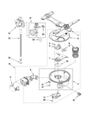 Pump, washarm and motor parts