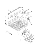 Upper rack and track parts