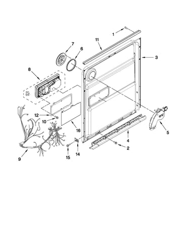 Inner door parts