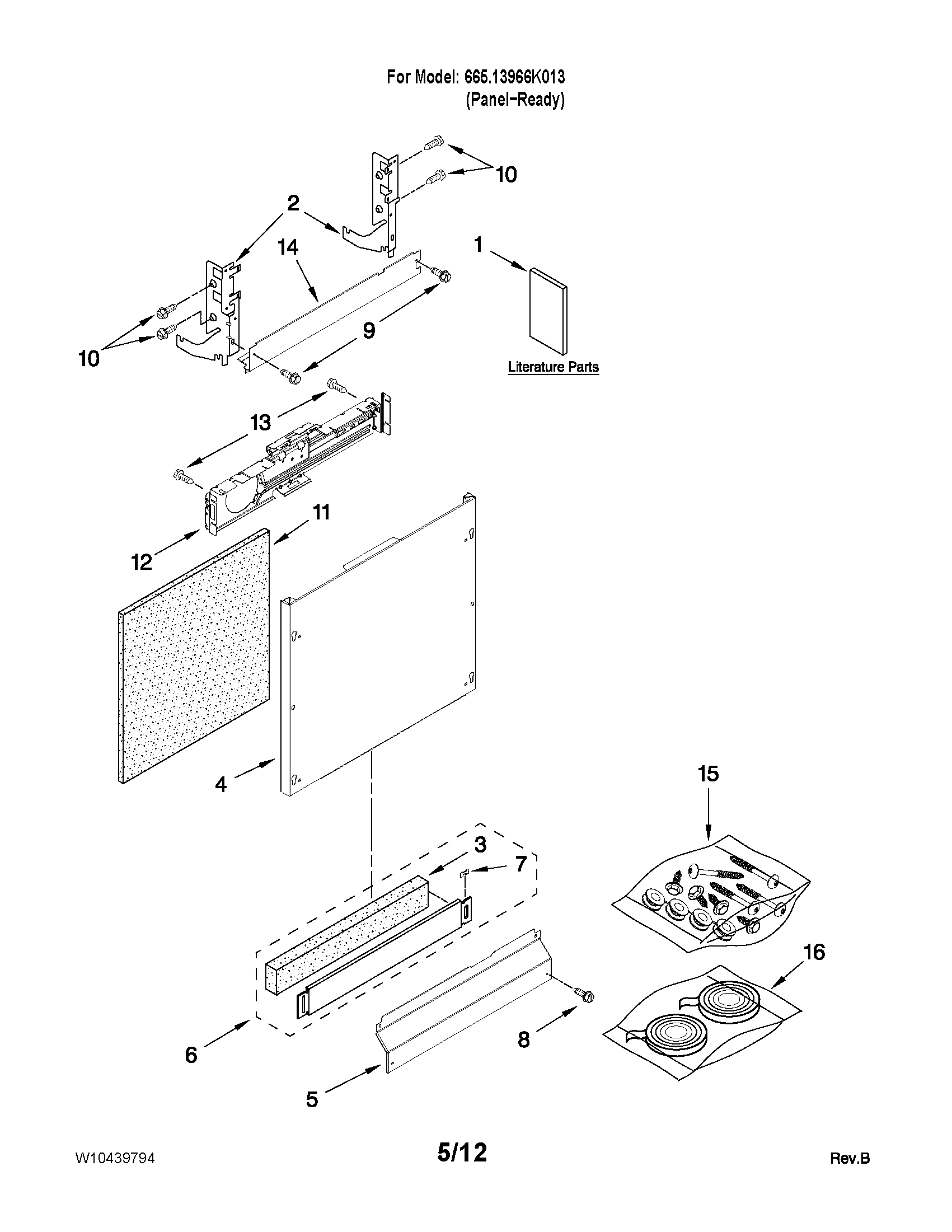 Door and panel parts