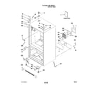 Kenmore 59679243013 cabinet parts diagram