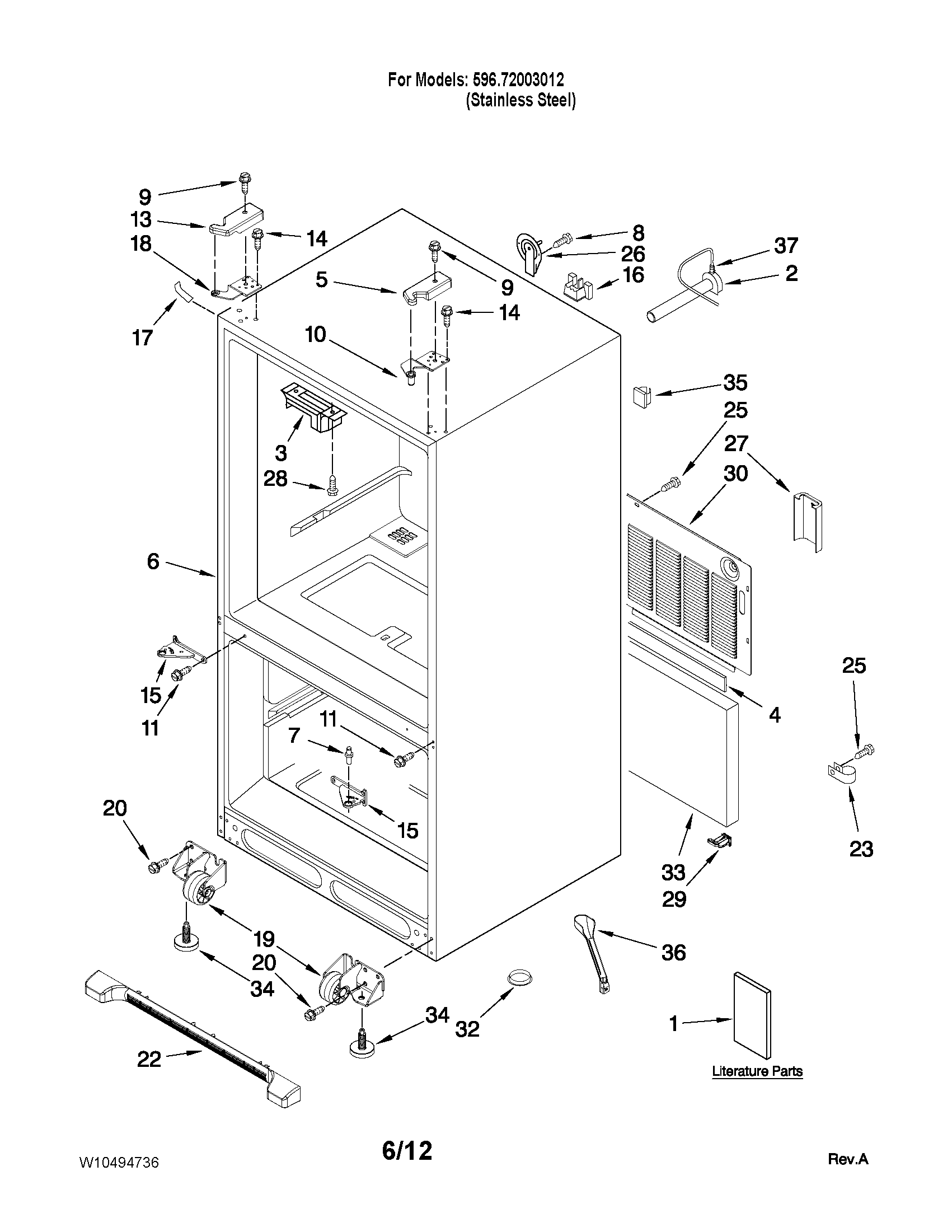 CABINET PARTS