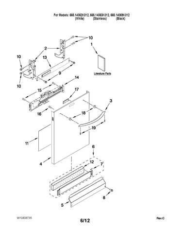 Door and panel parts